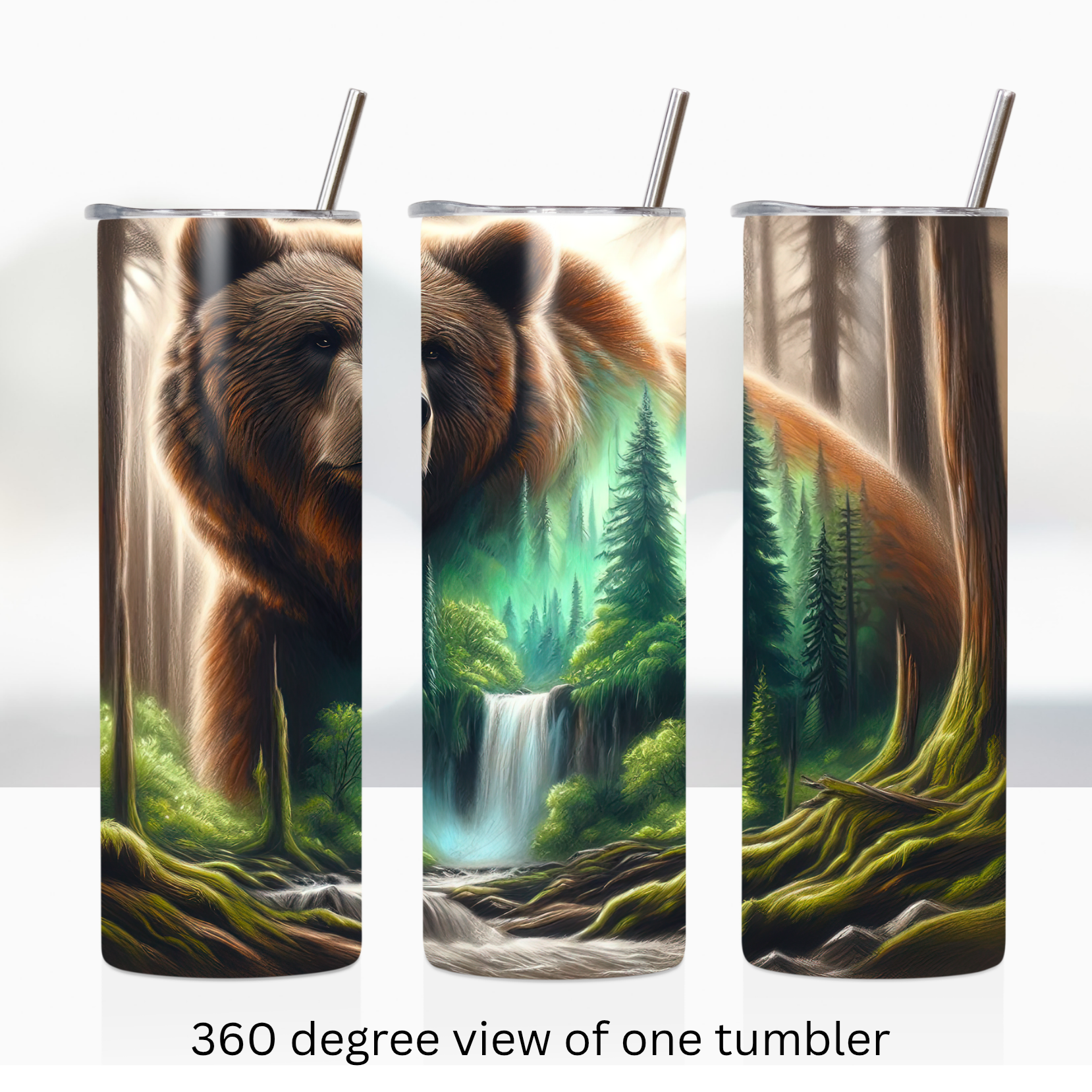 Bear mountains 20oz stainless steel insulated tumbler drinkware