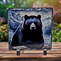 Slate Majestic bear picture home decor new hand-crafted