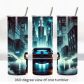 Classic muscle car 20oz stainless steel insulated tumbler drinkware
