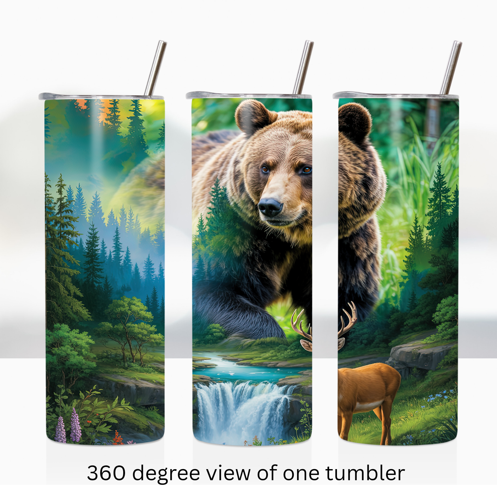 Bear mountains 20oz stainless steel insulated tumbler drinkware
