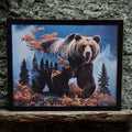 Majestic bear autumn fall nature wildlife 8x10 inch print