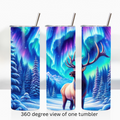 Northern lights elk 20oz stainless steel insulated tumbler drinkware