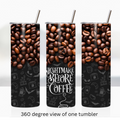 Nightmare before coffee 20oz stainless steel insulated tumbler drinkware