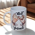Best friends pinky swear 15oz coffee mug new novelty cup