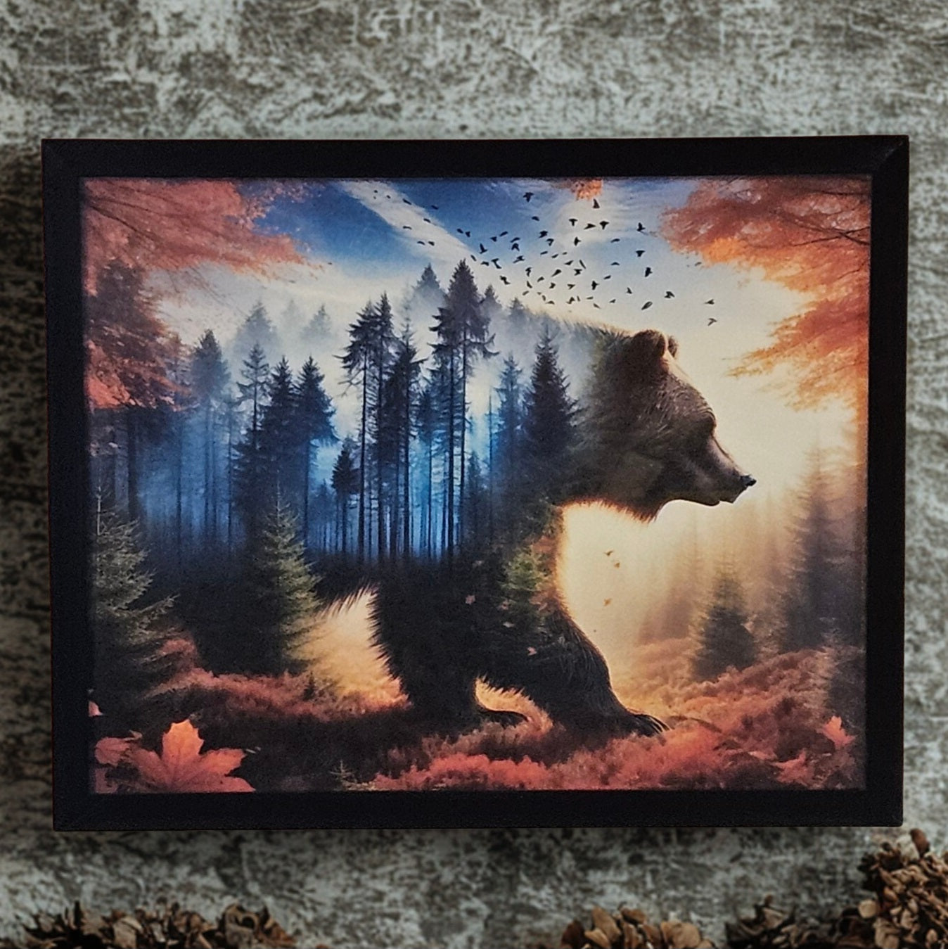 Bear autumn fall nature wildlife 8x10 inch print