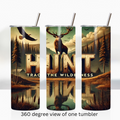 Hunt track the wilderness 20oz stainless steel insulated tumbler drinkware