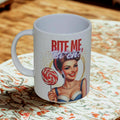 Sarcastic retro girl 15oz coffee mug new humorous