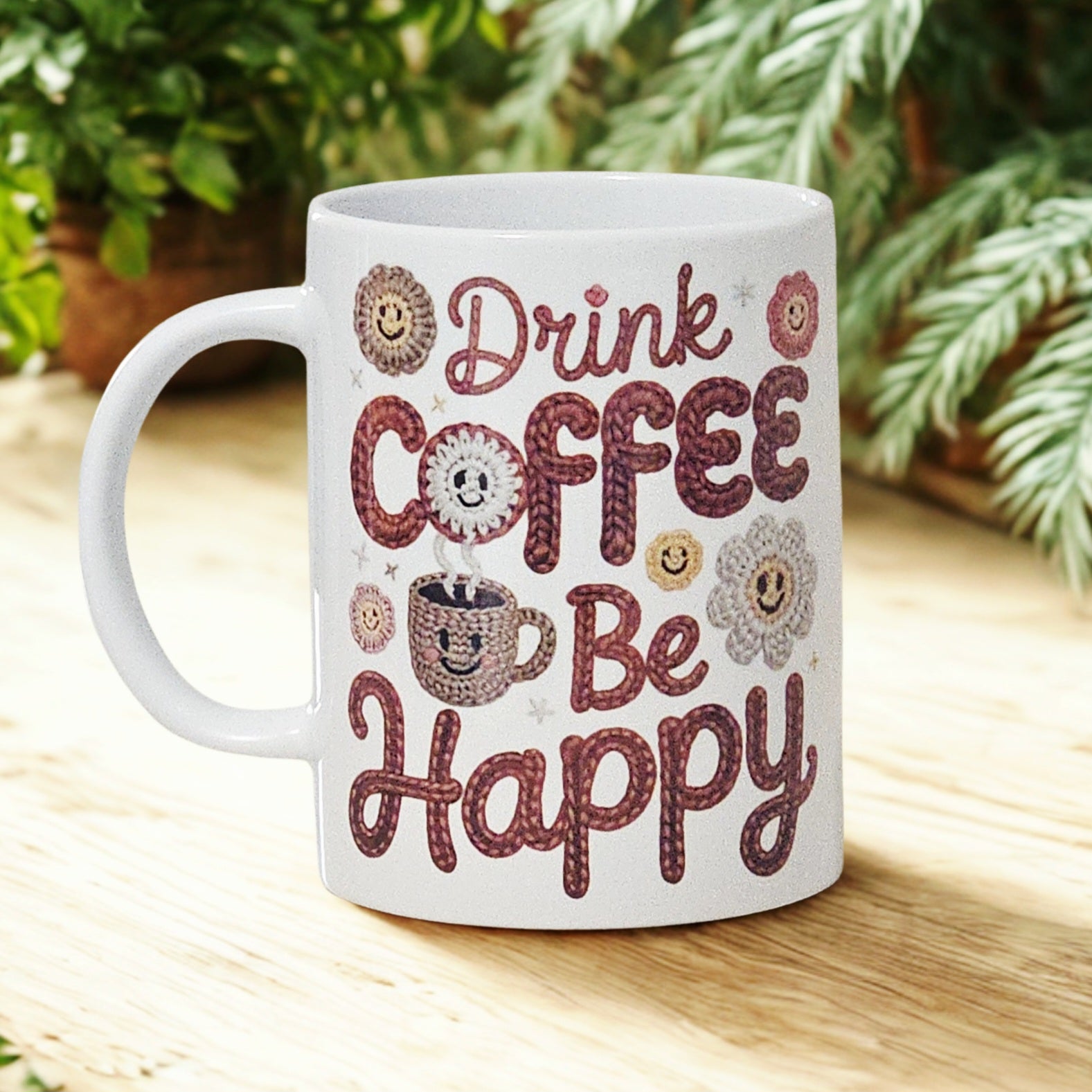 Drink coffee be happy 15oz coffee mug new humorous