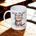 Sarcastic grumpy cat 15oz coffee mug new humorous