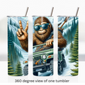 Sasquatch 4x4 jeep 20oz stainless steel insulated tumbler drinkware