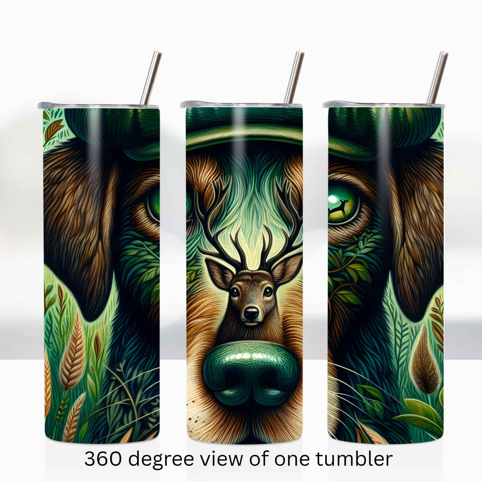 Hunting dog 20oz stainless steel insulated tumbler drinkware