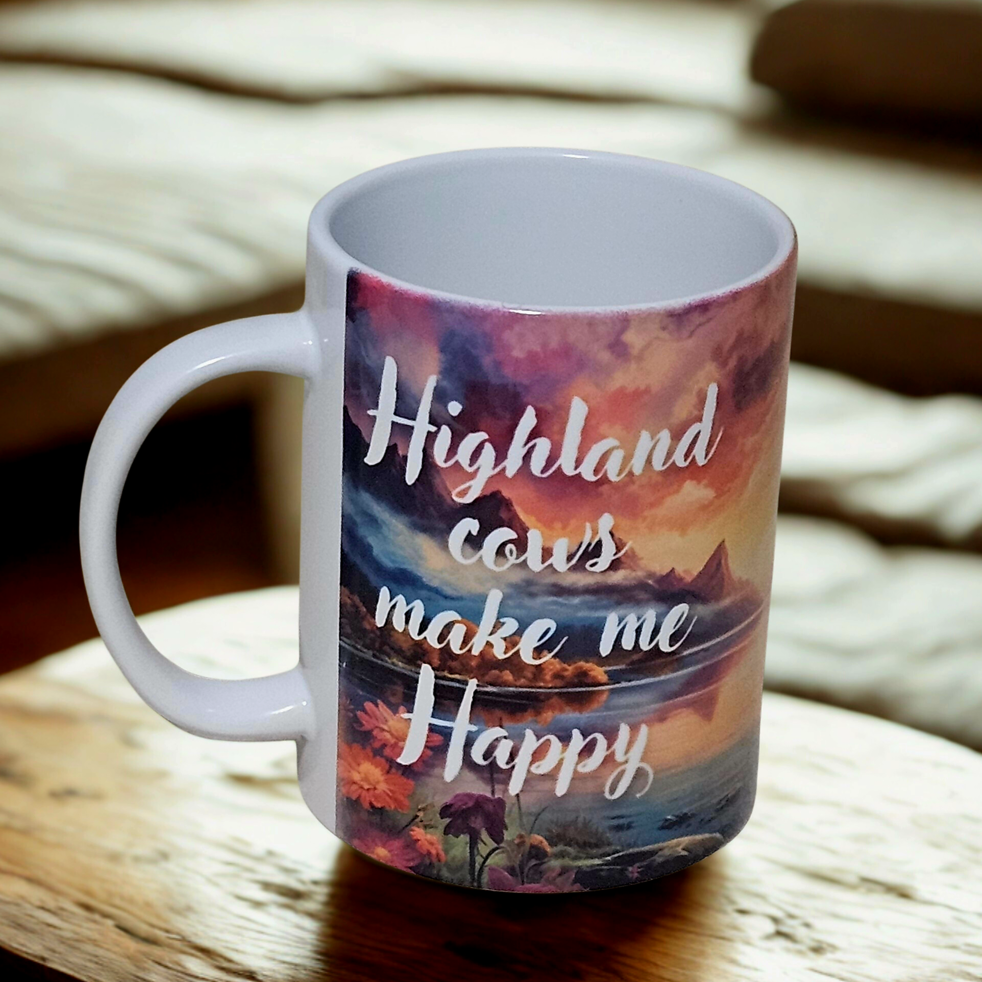 Highland cow 15oz coffee mug new novelty cup