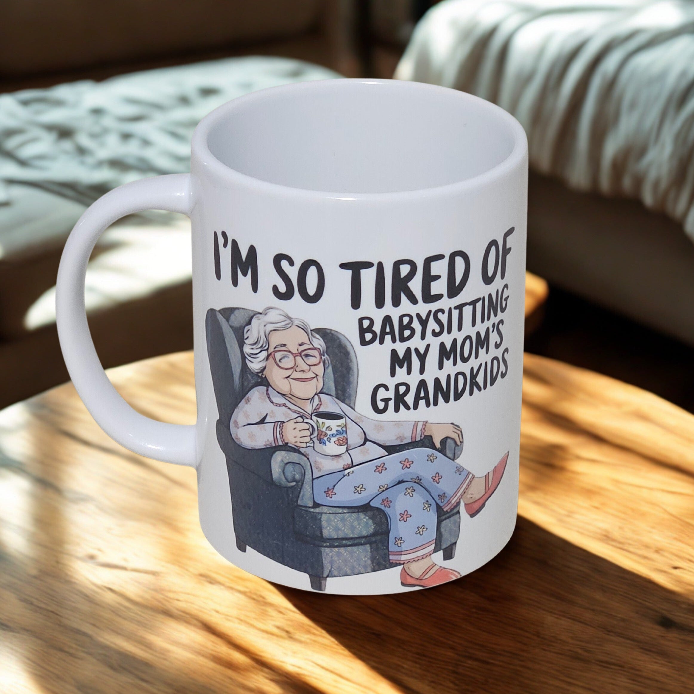 Moms grandkids 15oz coffee mug new novelty cup funny humorous