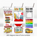 Teacher 20oz stainless steel insulated tumbler drinkware