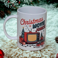 Christmas movie junkie 15oz coffee mug new novelty cup