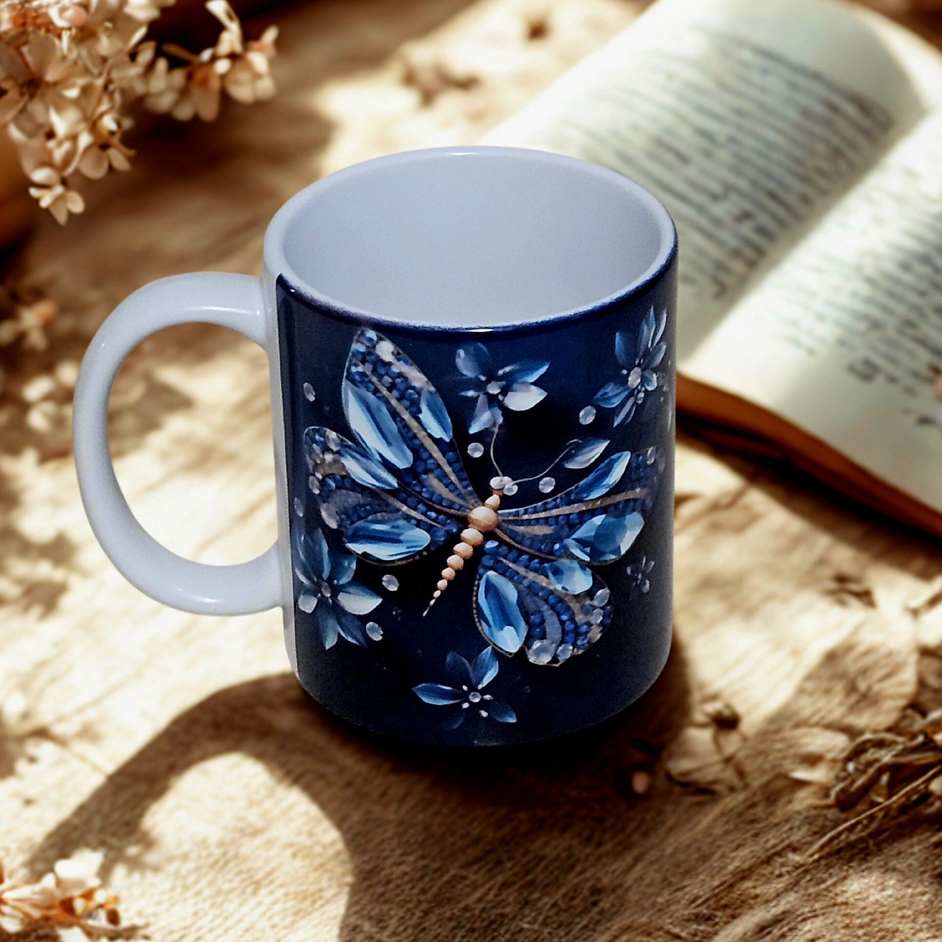 Dragonfly oz coffee mug new novelty cup