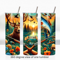 Best Dad fishing hunting 20oz stainless steel insulated tumbler drinkware