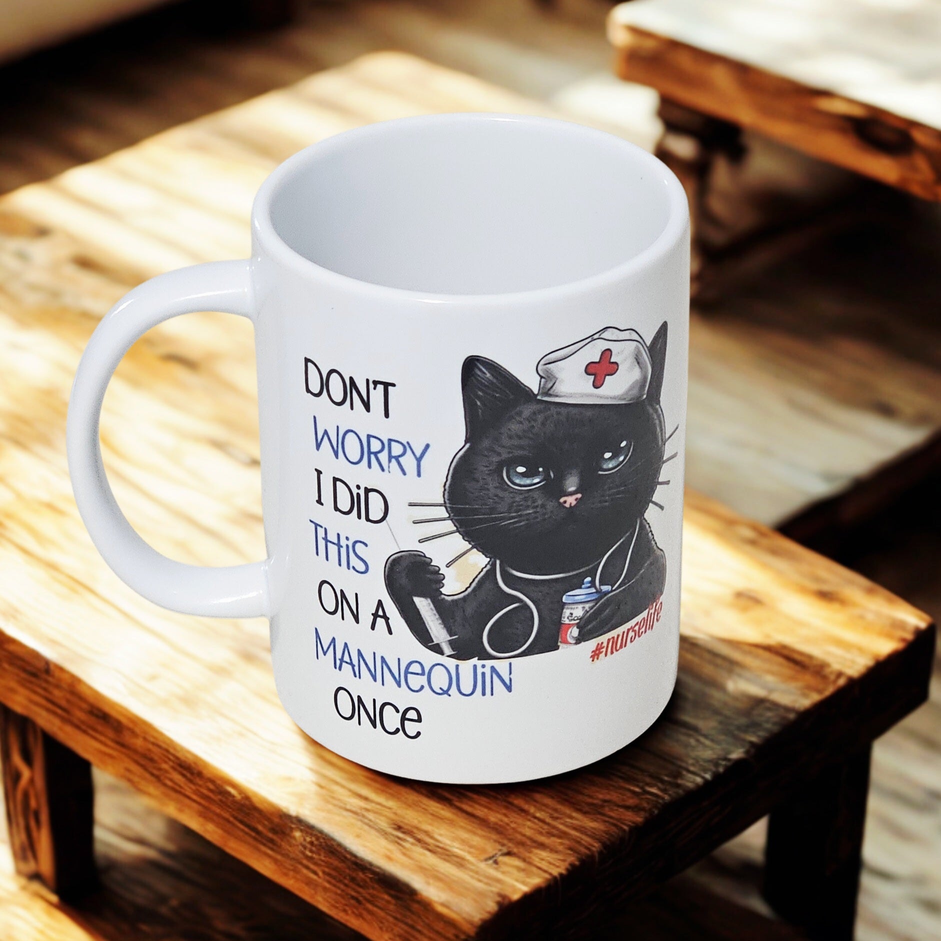 Nurse life 15oz coffee mug new humorous