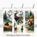 Wilderness fishing 20oz stainless steel insulated tumbler drinkware