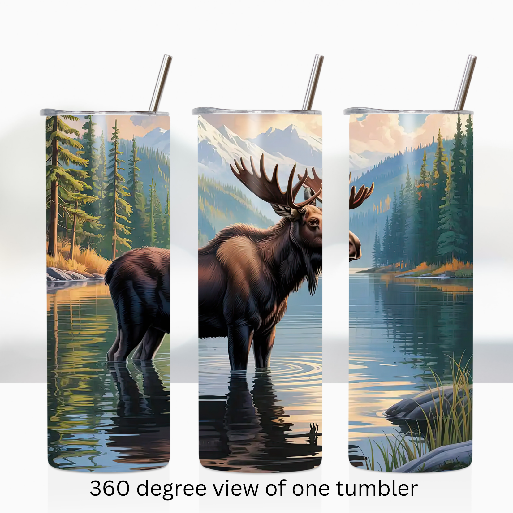 Moose outdoor 20oz stainless steel insulated tumbler drinkware