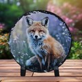 Slate wildflower fox picture home decor new