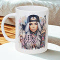 Let Them 15oz coffee mug new novelty cup