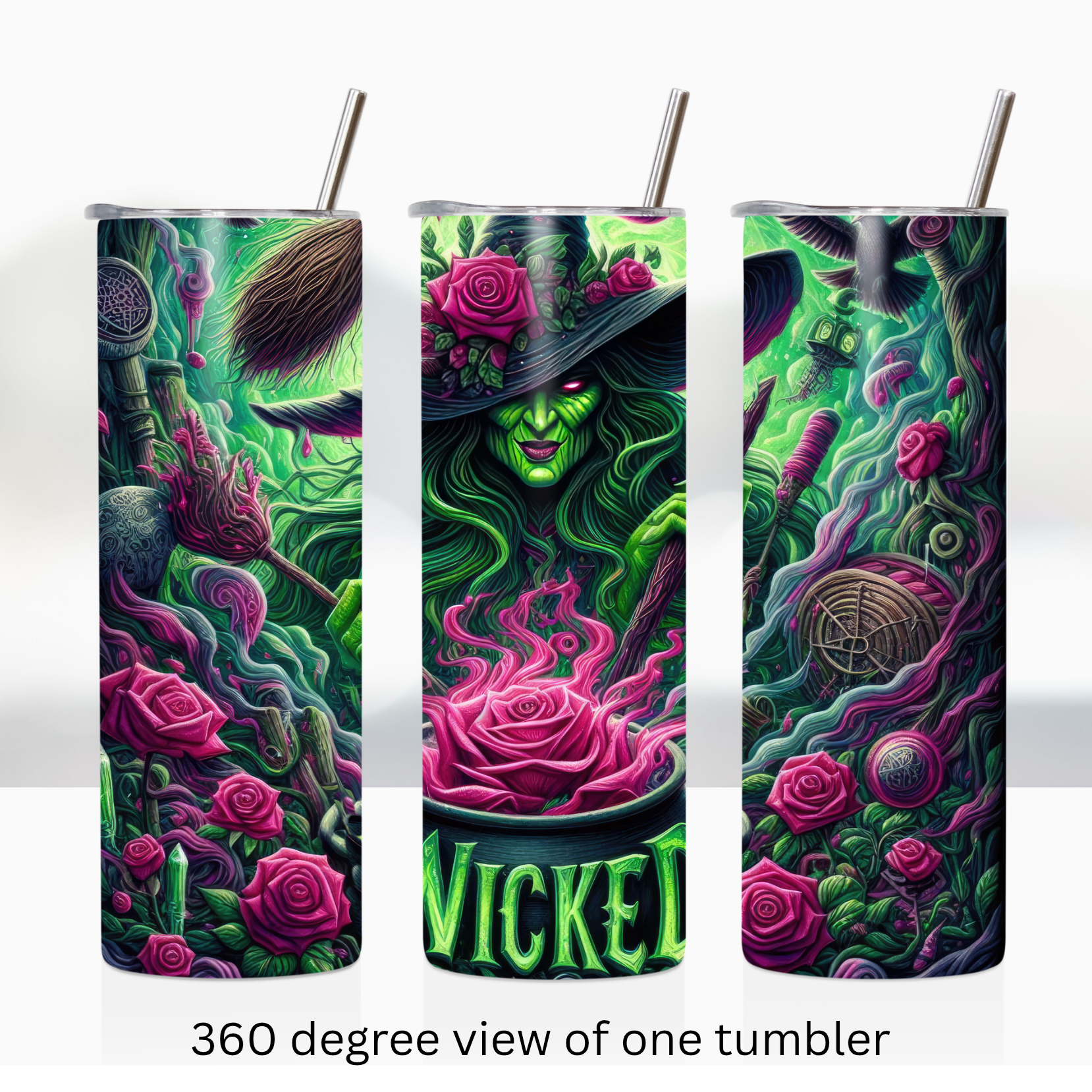 Wicked witch 20oz stainless steel insulated tumbler drinkware