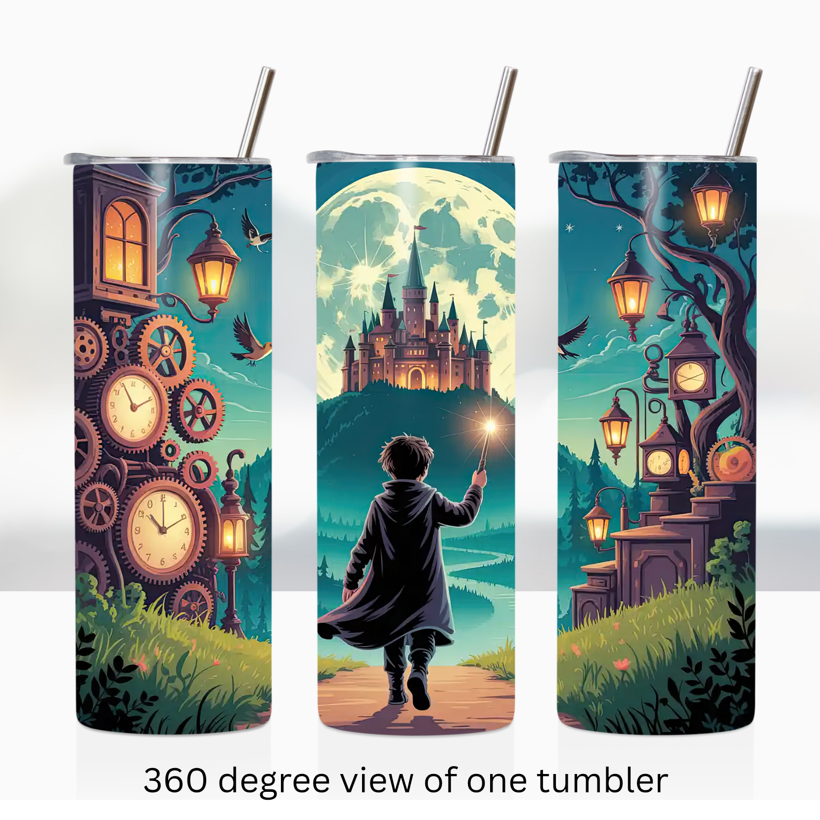 Hogwarts 20oz stainless steel insulated tumbler drinkware