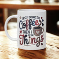 Drink coffee 15oz coffee mug new humorous