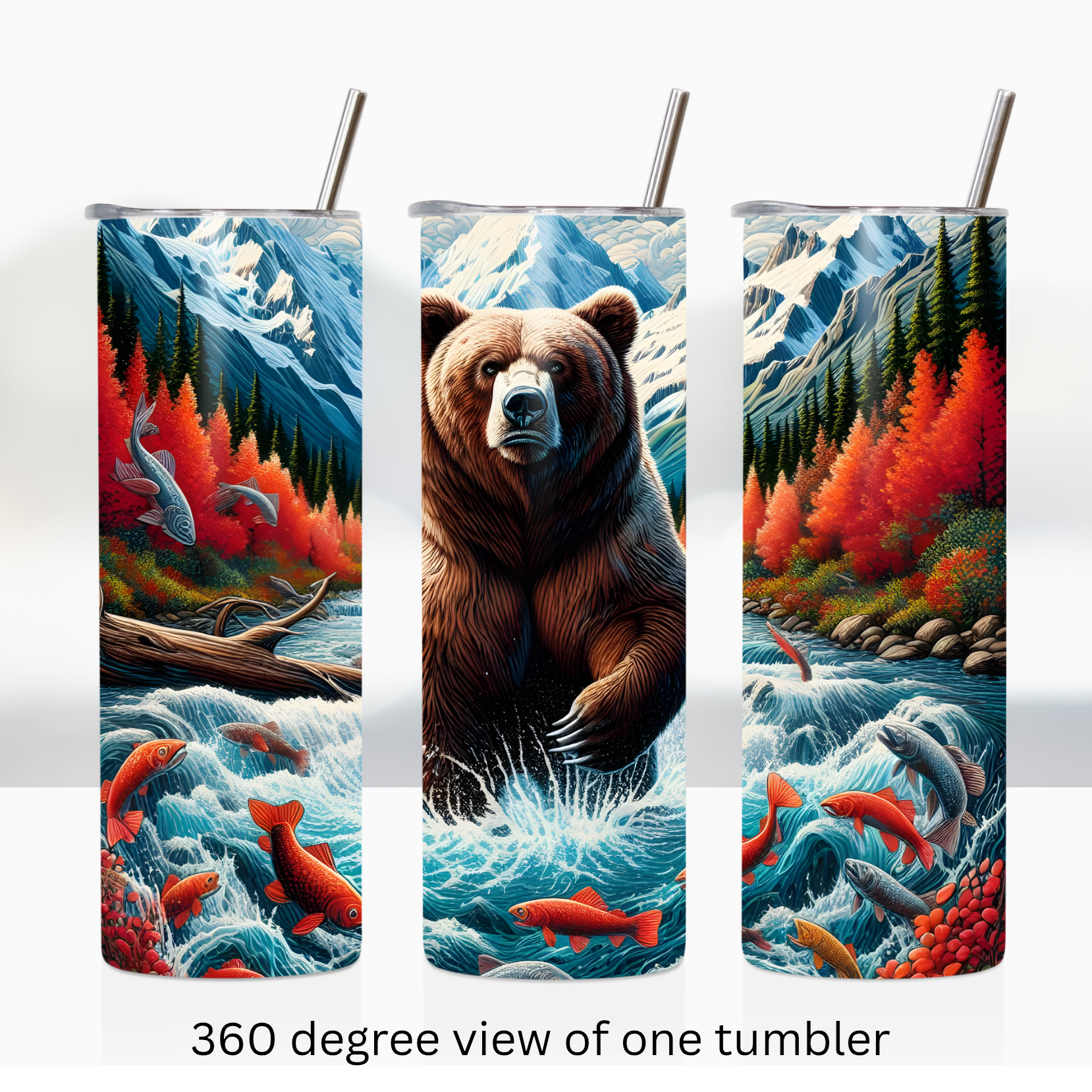 Bear mountains 20oz stainless steel insulated tumbler drinkware