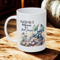 Book dragon 15oz coffee mug new novelty cup