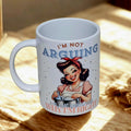 Sarcastic retro girl 15oz coffee mug new