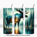 Mountain moose 20oz stainless steel insulated tumbler drinkware