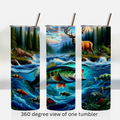 Wilderness fishing 20oz stainless steel insulated tumbler drinkware