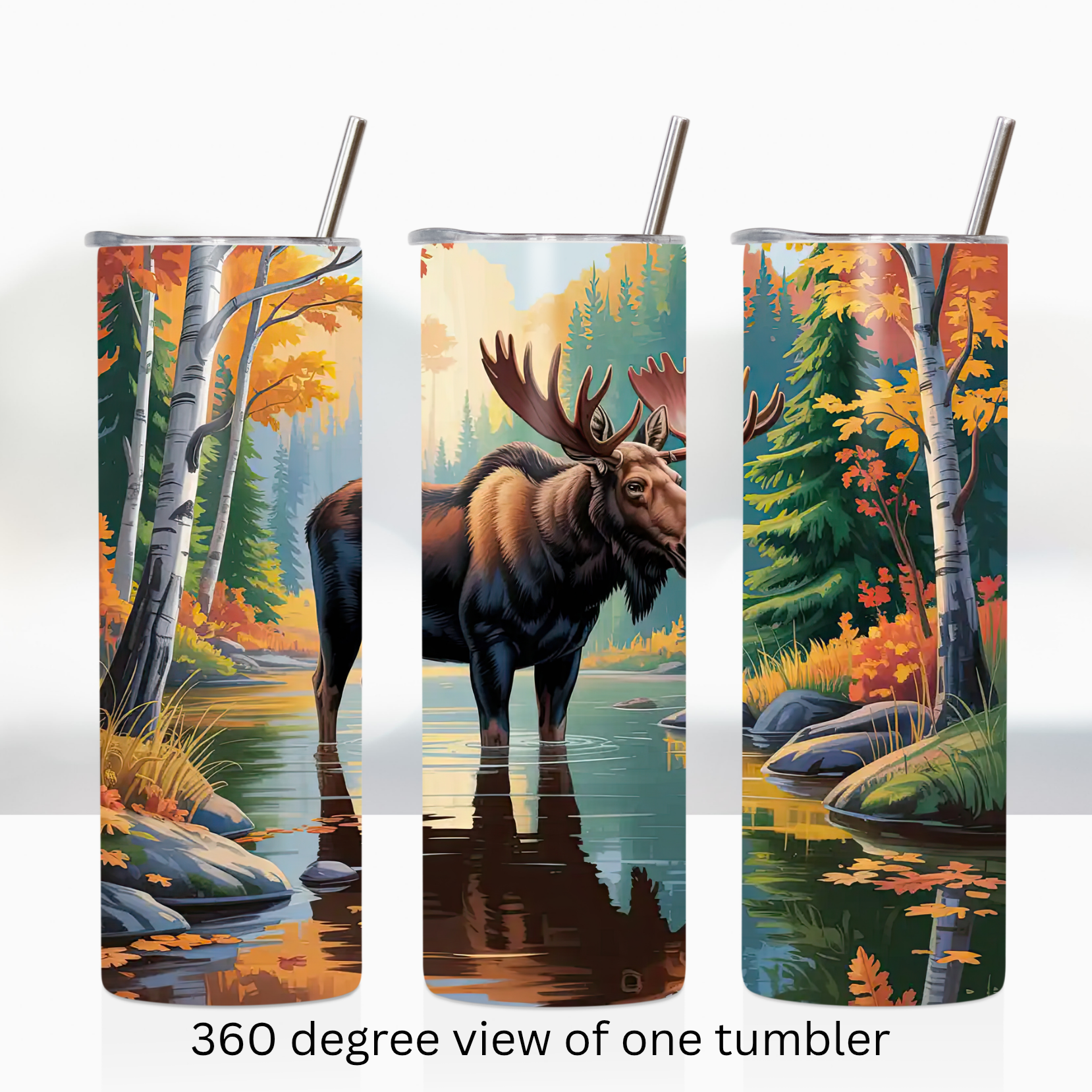Moose outdoor 20oz stainless steel insulated tumbler drinkware