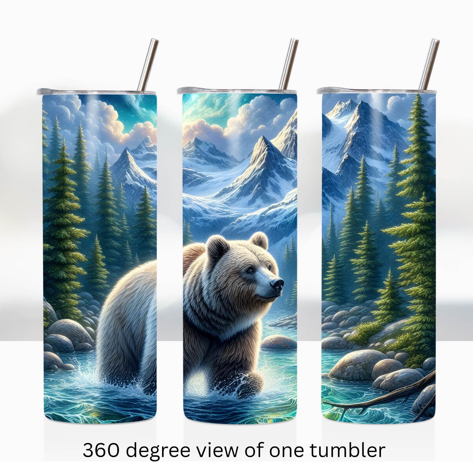 Bear mountains 20oz stainless steel insulated tumbler drinkware