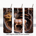Forest elk 20oz stainless steel insulated tumbler drinkware